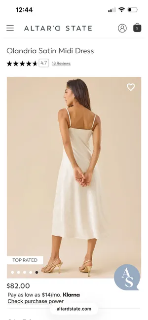 Altar'd State Dress White thumbnail 2