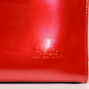 Beijo Business Class Red Patent Leather Large Top Handle Bag/Purse/Tote Rare thumbnail 8