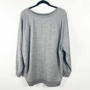 WILDFOX Gray “Pour Favor” Graphic Long Sleeves Sweatshirt XL Casual Neutral Cozy thumbnail 2