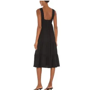 AMANDA UPRICHARD‎ Mitzi Tiered Midi LBD Dress Size Medium thumbnail 2
