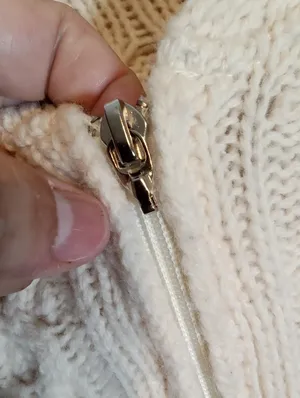 Aran Crafts Ireland Cable Knit Merino Wool Fisherman Cabincore Full Zip Sweater thumbnail 6