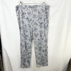 Lucky Brand XL‎ Pajama Set Gray Blue Floral Toile Short Sleeve Loungewear 727 thumbnail 14