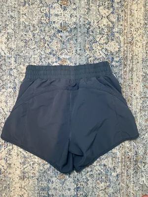 Target JoyLab Women's High-Rise Zipped Pocket Athletic Shorts Charcoal Grey Size thumbnail 3
