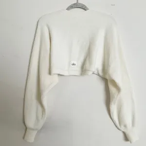 Alo Yoga Snuggle Up Sweater Shawl Ivory One Size thumbnail 4