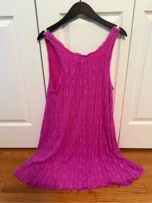 Free People Pink Lace Mini Dress thumbnail 3