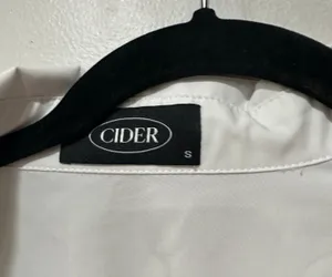 Cider white button down mini dress  Size Small thumbnail 9