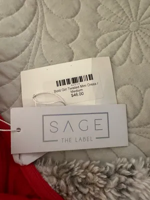 red mini dress Size M thumbnail 3