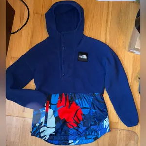 The North Face Royal Blue Fleece Jacket thumbnail 1