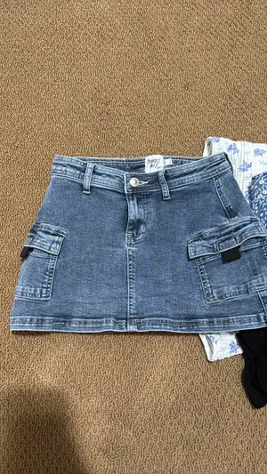 Princess Polly Jean Skirt Mini thumbnail 4