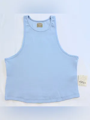 NWT Free People Free-est Milani Tank – Blue Snowflake – XS thumbnail 6