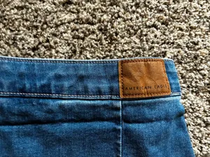 American Eagle Skirt Denim Mini High-Rise thumbnail 6