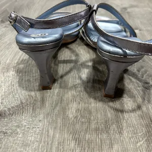 Naturalizer Galaxy Blue Silver Women's Strappy Heels Size 6.5 thumbnail 4