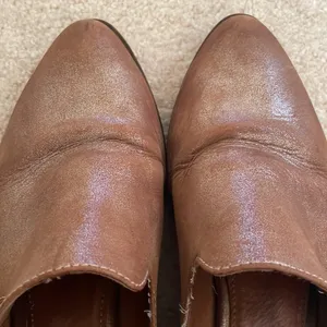 Frye • ray artisan metallic leather mules sz 7 thumbnail 9