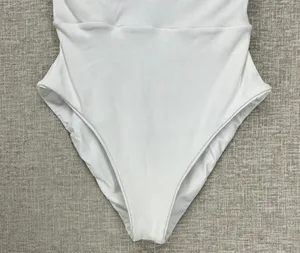 Becca Modern Edge Cutout Ribbed One-Piece Swimsuit Large thumbnail 3