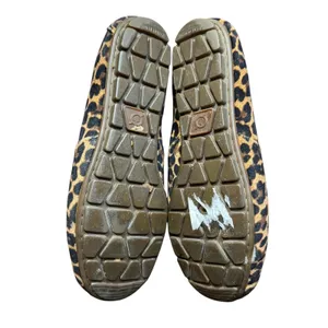 Born Shoes Womens Size 9.5 Brown Leopard Canvas Slip‎ On Flats Comfort D74641 thumbnail 7