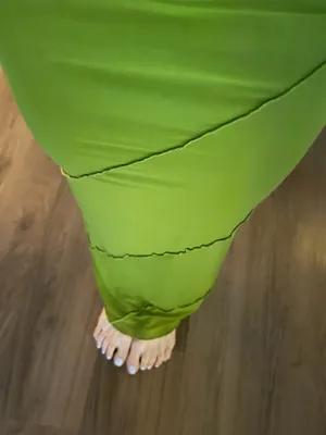 Bailey Rose Mesh Green Maxi Skirt thumbnail 2