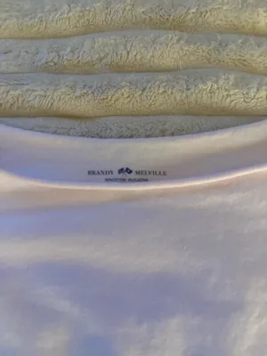 Brandy Melville Long Sleeve Top Pink thumbnail 3