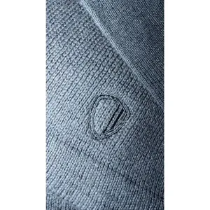 Ben Sherman Double Breasted Grey Knit Women’s Belted 3/4 sleeves Jacket Size M thumbnail 7