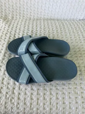 Vionic Merced Blue Cross Strap Slide Orthotic Sandals Women's Size 8 EU 38.5 thumbnail 2