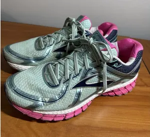 Brooks‎ Adrenaline GTS-16 Blue Green Pink Women's Sz 10.5 Metallic Running Shoe thumbnail 1