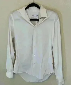 Zara Must have shirt super slim fit sz M business casual preppy button down 90s thumbnail 1