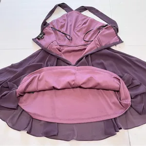 Lulus‎ Forevermore Dusty Purple Halter Sleeveless Skater Dress SMALL thumbnail 8