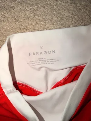 Paragon Fit Wear Red Athletic Shorts Reluna Size L thumbnail 3
