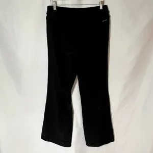 Nike dri-fit longline sweatpants women's size large black workout pants everyday thumbnail 4