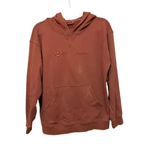 Lululemon M/L All Yours Graphic Hoodie Sweatshirt Dark Terracotta Earthy Neutral thumbnail 5