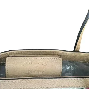 Gucci Vintage Medium Floral Camvas Pink/Beige Leather Tote Bag. thumbnail 3