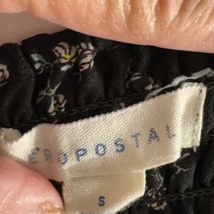 3230 | Ditsy Floral Smocked Peplum Blouse Black Cottagecore Coquette Women S thumbnail 9