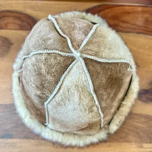 Shearling Buckskin Reversible Bucket Hat thumbnail 3