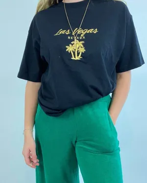 Vintage Las Vegas Embroidered T-Shirt thumbnail 1