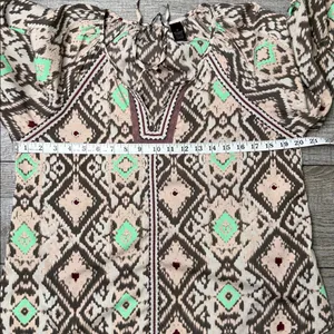 BKE Aztec Print Blouse thumbnail 7