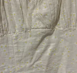 Nordstrom cream mini dress with yellow flowers thumbnail 2