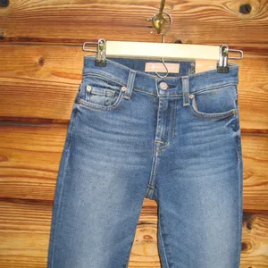 NWT 7 For All Mankind 7FAM Blue Ankle Skinny Jeans thumbnail 4