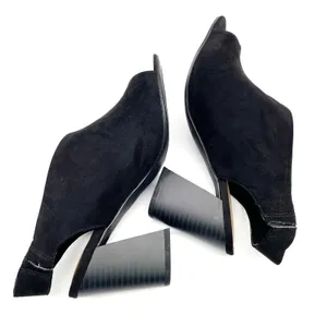 NEW Metaphor Womens 7.5 Stala Sling-Back Block‎ Heel Dress Shoe Open Toe Black thumbnail 5
