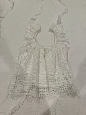 white lace top Size M thumbnail 2