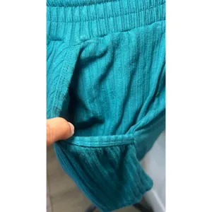 FP Movement‎ Blissed Out Romper S Teal Ribbed Cutout Activewear Athleisure thumbnail 3