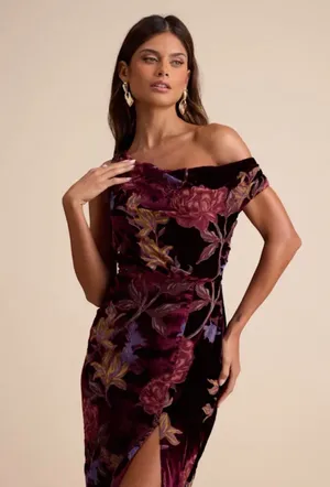 Lulus Velvet Dress thumbnail 5