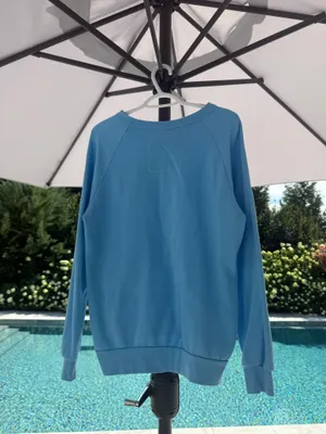 Blue Smiley Face Aviator Nation Sweatshirt thumbnail 3