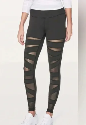 Lululemon Wunder Under Pant (Hi-Rise) *Tech Mesh 28" size 4 thumbnail 1