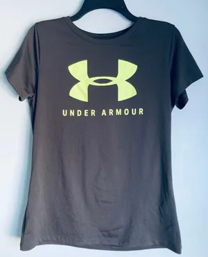 Under Armour Top Medium Gray and Green thumbnail 1