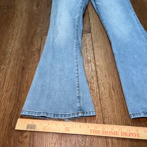 Lucky Brand Stevie High Rise Flare Jeans Light Wash 2/26 Double Button Boho thumbnail 6