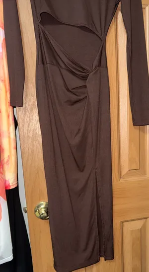 Brown Dress Shein thumbnail 3
