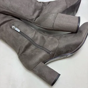 Marc Fisher‎ Over the Knee Boots Suede Taupe Size 8M thumbnail 10