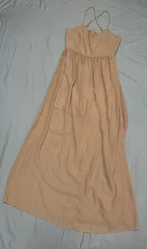 Tan maxi dress thumbnail 1