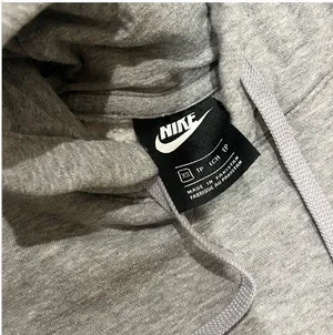 Nike Sportswear Gray Pullover Hoodie Hooded Sweat Embroidered Logo Size XS thumbnail 2