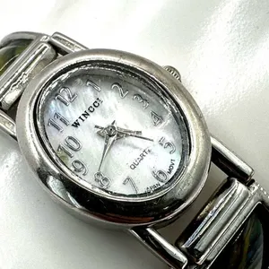 Wincci abalone silver tone watch thumbnail 2