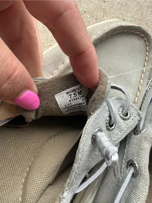 Sperry Top-Sider Bahama Boat Shoes Silver Gray Canvas Women’s Size 7.5 thumbnail 7